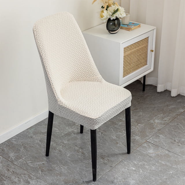 Rewenti Chair Covers For Dining Room Stretch Chair Slipcovers For Kitchen Seat Protectors Wedding Banquet Decor Nylon Spandex Fabric Washable