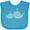 Turquoise, variant on Inktastic My Mimi Loves Me Boys or Girls Baby Bib