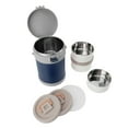 thumbnail image 1 of Stainless Steel Bento Box, 2L 3 Tier Insulated Lunch Box Stackable Food Container Leakage Proof Microwave Safe Insulated Food Jar with Shoulder Strap for School Office, 1 of 7