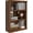 classic oak, variant on 2-Tier Bookshelf Basic Book Case, Wooden Storage Shelves Rustic Floor Standing Bookshelves, D:12.8" x W: 29.5" x H: 28.2", Sturdy Display Cabinet for Living Room, Library, Office, Cherry
