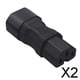 thumbnail image 1 of Adaptador de corriente Hugo 2xC14 a C15 conector hembra recto de cobre 250V 10A 2 piezas, 1 of 10