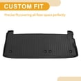 thumbnail image 3 of Alfombrilla de carga trasera Unique Bargains para maletero, bandeja de carga trasera para Toyota Sienna 7 Asientos 2021-2024, TPE Negro, Patrón de rayas antideslizante, 3 of 7