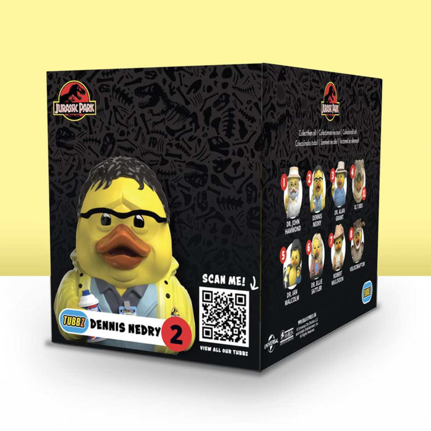 TUBBZ Boxed Edition: Jurassic Park - Dennis Nedry Cosplaying Rubber Duck Vinyl Figure
