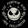 thumbnail image 2 of Men's The Nightmare Before Christmas The Pumpkin King Jack Badge  Graphic T-Shirt, 2 of 5