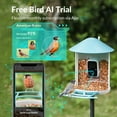 thumbnail image 3 of Birdfy Smart Bird Feeder with Camera, Bird Watching Camera for Bird Feeding, Gift for Bird Lover, Blue, 3 of 8