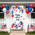 thumbnail image 5 of Luxcidy Independence Day Door Cover, 72.8x35.4in Patriotic Door Banner, Porch Decoration, Outdoor Indoor Party Decor for Home, Festive Entryway (C), 5 of 6