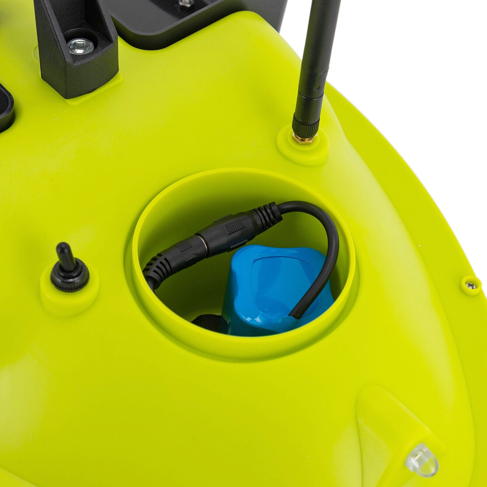 Miumaeov RC Fishing Boat Surf Fishing Battery Powered Fishing Bait Boat+Remote Control