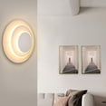thumbnail image 2 of Lámpara de pared LED CHAO 15 W Blanca Interior 3 en 1 Creative Eclipse Moderna, 2 of 5