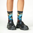 thumbnail image 4 of Naloa Adorable Blue Baby Dragon Kids Socks Unisex Kids and Toddlers' Crew Socks, ,1 Pairs, 4 of 5