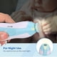 thumbnail image 4 of Cortauñas para bebés, cortauñas eléctrico para bebés, cortaúñas para el cuidado de las uñas de los pies con luz LED para recién nacidos, niños y adultos (azul), 4 of 5