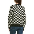 thumbnail image 2 of philosophy womens  Ladder Stitch Cardigan, s, Black, 2 of 3