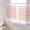 White, variant on Black Geometric Semi Sheer Curtains 84 Inch Length 2 Panels Set, Boho Stripe Retro Farmhouse Texture Sheer Kitchen Curtain Privacy Voile Window Curtain for Living Room Bedroom Rod Pocket Drapes