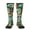 2 Black-2, variant on Retro Pop Art Collage Knee Socks, High Socks Long Stretchy Sock Women Knee High Stocking, Long Socks for Women