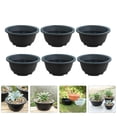 thumbnail image 3 of MasteelfCA 10 Pcs Cache-Pots en Plastique pour Plantes d'Intérieur Pots Ronds Épais pour Pépinière, 3 of 8