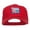 Red, variant on Surfing Patched Low Cotton Cap - Black OSFM