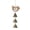 B, variant on Wood Wind Chime With Antique Bronze Bells, Rustic Hanging Ornament For Garden Patio, Hand-Carved Bird Decor, Home Porch Decor, Red Wood Bird