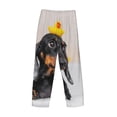 thumbnail image 5 of Balery Dachshund Sitting in Bathtub print Men's Pajama Pants,Ultra Lightweight Pjs,Lounge Pant-Large, 5 of 9