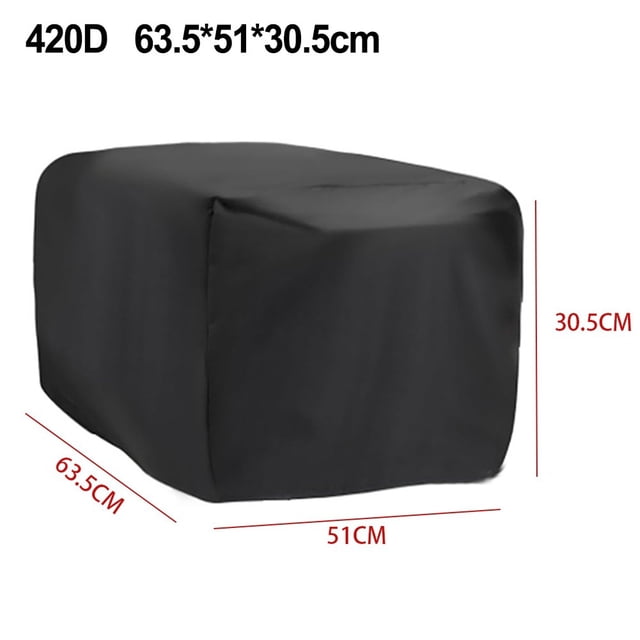 Steppers Cover For Exercise Elliptical Machine Cover Dustproof Waterproof Cover 420D 63.5*51*30.5cm Black