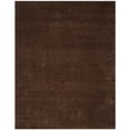 thumbnail image 4 of SAFAVIEH Santa Monica Chelsey Solid Shag Runner Rug, Brown, 2'3" x 7', 4 of 8