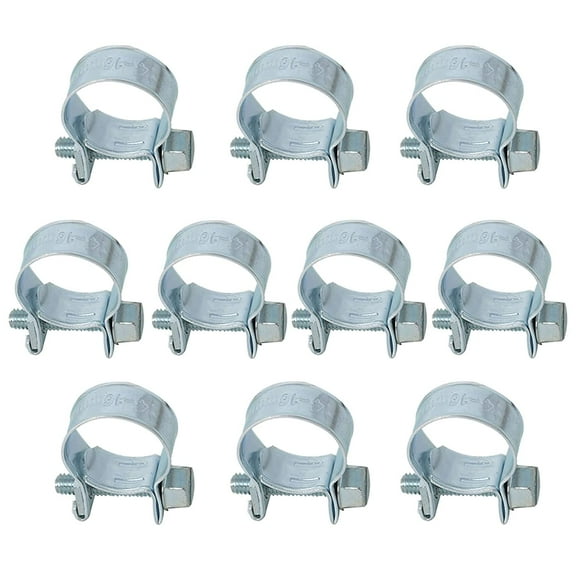 ALL-CARB 10PCS 3/8 Inch (14-16 mm) Injection Hose CLAMP/AUTO Fuel Clamps