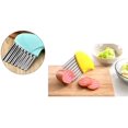 thumbnail image 4 of Stainless Steel French Fries Wavy Carrot Cutter Potato Cutter Slicer Chips, 4 of 6