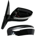 thumbnail image 3 of TRQ Side View Door Mirror Manual Power Turn Paint to Match LH for Nissan SUV MRA07072, 3 of 5