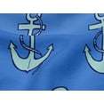 thumbnail image 5 of oneOone Viscose Jersey Medium Blue Fabric Nautical Dress Material Fabric Print Fabric By The Yard 60 Inch Wide, 5 of 7