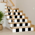 thumbnail image 6 of Mi Alma Solid Color Peel & Stick Tiles - Black White Vinyl Backsplash 6x6, 6 of 10