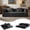 Antique Grey, variant on Eyisean 74" Convertible Sleeper Sofa Bed, 5-in-1 Floor Sofa with Removable Armrests, Corduroy Fabric Boneless Couch, No Assembly, for Living Room, Dorm, Studio