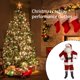 thumbnail image 3 of Jumpingount 5/6 Uds. Disfraz de Papá Noel para hombre y mujer, sombrero de Navidad, conjunto de cinturón con bigote, vestido de Navidad, trajes de juego de Disfraces de disfraces 6 piezas XXXL Jumpingount AP013992-12, 3 of 6