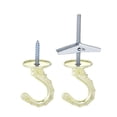 thumbnail image 5 of Uxcell Ceiling Hooks with Hardware Zinc Alloy Gold 34x55mm 2Pcs for Hanging Plants, 5 of 6