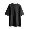 thumbnail image 5 of hoksml Men Plus Size T Shirt Top Big And Tall Polo Shirts Solid Color Collared Colour Blocking Collar Athletic Short Sleeve Casual Loose Tee Shirts, 5 of 6