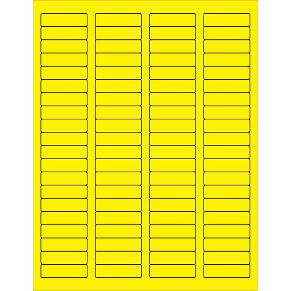 Tape Logic Laser Label,Rectangle,1 3/4x1/2",PK8000 LL170YE
