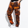 thumbnail image 5 of Styesk Men's Pants Men's Pocket Drawstring Casual Youth Versatile Sports Oversized Pants, 5 of 5