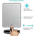 large lighted vanity makeup mirror (xlarge model), funtouch light up