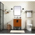 thumbnail image 6 of Elegant Decor Eugene 24" Aluminum MDF Single Bathroom Vanity in Teak, 6 of 8