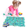 thumbnail image 4 of Mini coche eléctrico de juguete Hugtrwg Montessori coordinación mano-ojo para niños, 4 of 7