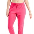 thumbnail image 2 of ID Ideology Womens Knit Jogger Pants Fiery Pink M, 2 of 3