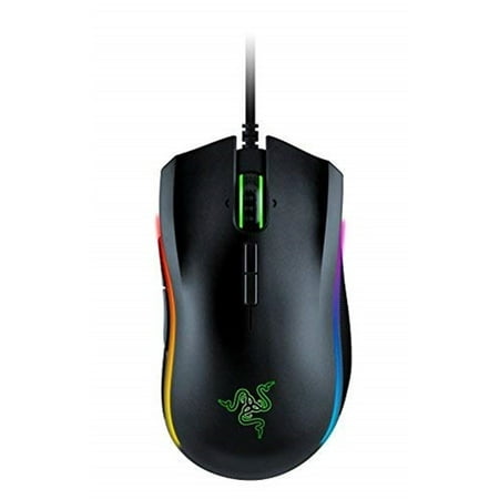 Razer Mamba Elite: 5G True 16,000 DPI Optical Sensor - 9 Programmable Buttons - Ergonomic Form Factory - Powered Razer Chroma - Esports Gaming (Best Optical Sensor Gaming Mouse)