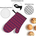 thumbnail image 3 of Fishman Donuts Oven Mitts and Pot Holders Sets,Heat Resistant Non Slip Kitchen Gloves Hot Pads with Inner Cotton Layer for Cooking BBQ Baking Grilling, 3 of 6