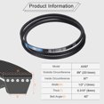 thumbnail image 2 of 2Pack AX97 EPDM V-Belt, Raw Edge Cogged V Belt, 99" Outer Circumference, 2 of 5