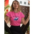 thumbnail image 2 of King Of The Sea Big Shark Shaped T-Shirt Women -Image by Shutterstock, Female Large, 2 of 4