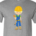 thumbnail image 4 of Inktastic Construction Worker, Blond Hair, Boy With Hammer T-Shirt, 4 of 5