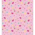 thumbnail image 3 of Ambesonne Sweets Duvet Cover Set, Creative Delicious Fruit, Queen, Pale Pink Magenta Mint, 3 of 3