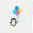 thumbnail image 4 of Inktastic Cute Penguin with Balloons Boys or Girls Toddler T-Shirt, 4 of 5