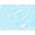 thumbnail image 2 of Wall Mural - Composition in Blues and Whites - Harmonious Abstract Waves in a Cool Color Tone, 2 of 5