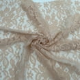 thumbnail image 4 of 60" Wide Nylon Spandex Floral Lace Fabric by the Yard – (87 GSM) 4-Way Stretch, Anti-Wrinkle & Breathable Fabric for Lingerie, Draperies, Wedding Gowns & DIY-Tan, 4 of 4