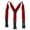 Red, variant on Elastic Button-End Y-Back 2 Inch Work Suspenders (Men Big & Tall)
