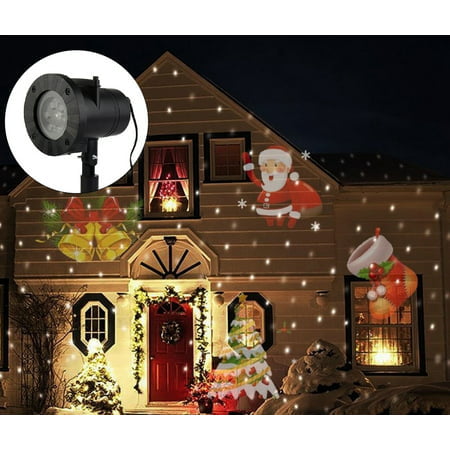 Bloesem vaak Maan Waterproof Snowflake Rotating Projector Lights, LED Moving Projector  Landscape Stage Light Indoor Outdoor Decoration for New Year Thanksgiving  Christmas Carnival New Year Birthday - Walmart.com