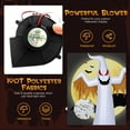thumbnail image 3 of Gymax 8ft Inflatable Halloween Ghost Blow Up Decoration w/ Built-in Flame Light, 3 of 5